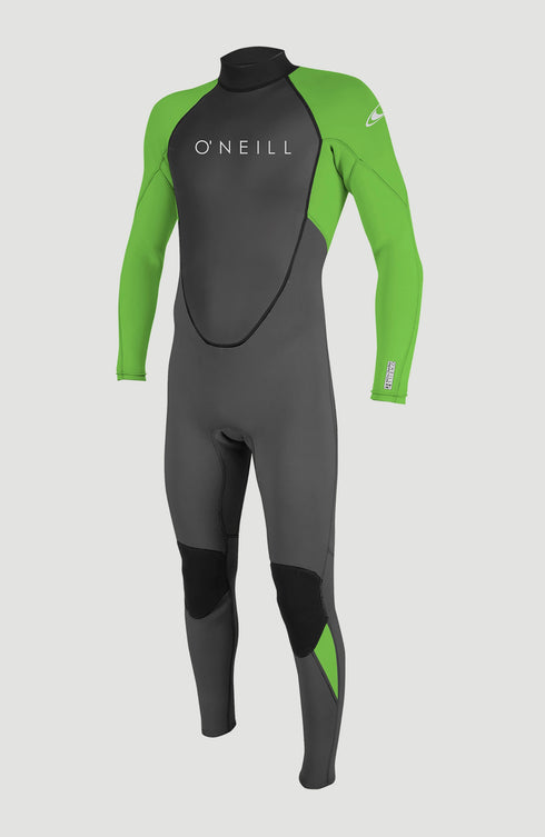 O'Neill REACTOR-2 3/2 GRAPHITE / DAYGLO Back ZIP Wetsuit